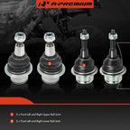 Set of 4 Front Lower & Upper Ball Joints for Ford F-150 (2021–2024)