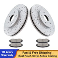 Front Brake Rotors & Ceramic Pads for Honda CR-V (2007–2016)