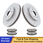 Front Brake Rotors & Ceramic Pads for Honda CR-V (2007–2016)