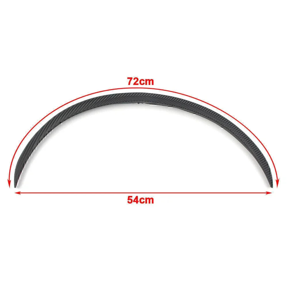 Carbon Fiber Wheel Eyebrow Arches Fender Flares Trim Cover for Car
