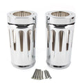 Chrome Fork Boot Slider Cover for Harley Touring Road King Glide (1980-2024)
