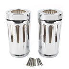 Chrome Fork Boot Slider Cover for Harley Touring Road King Glide (1980-2024)