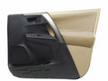 Door Panel Insert Cards Cover for Toyota RAV4 (2013–2018) Beige PVC Leather