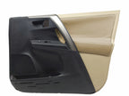Door Panel Insert Cards Cover for Toyota RAV4 (2013–2018) Beige PVC Leather