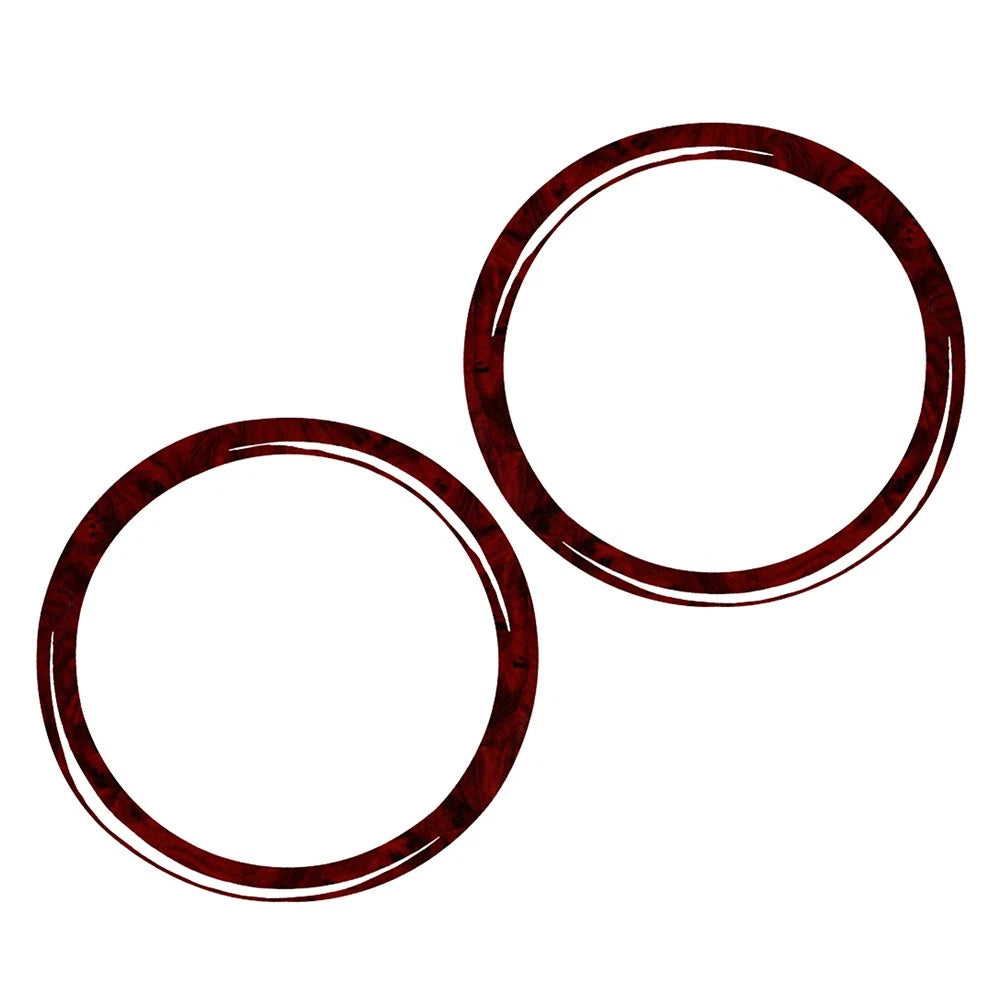 Door Loud Speaker Ring Cover Trim for BMW 3 Series E36 (1991–1999) Red Wood Grain