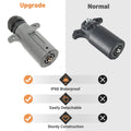 7 Way Round Socket Power Connector for Chevrolet Silverado 1500 (2019–2023)