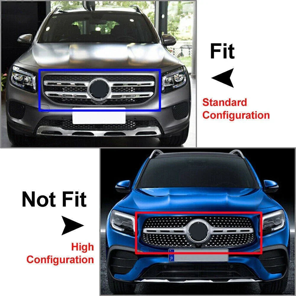 Front Bumper Spoiler Body Kit & Side Skirts for Mercedes Benz GLB X247 (20-21)