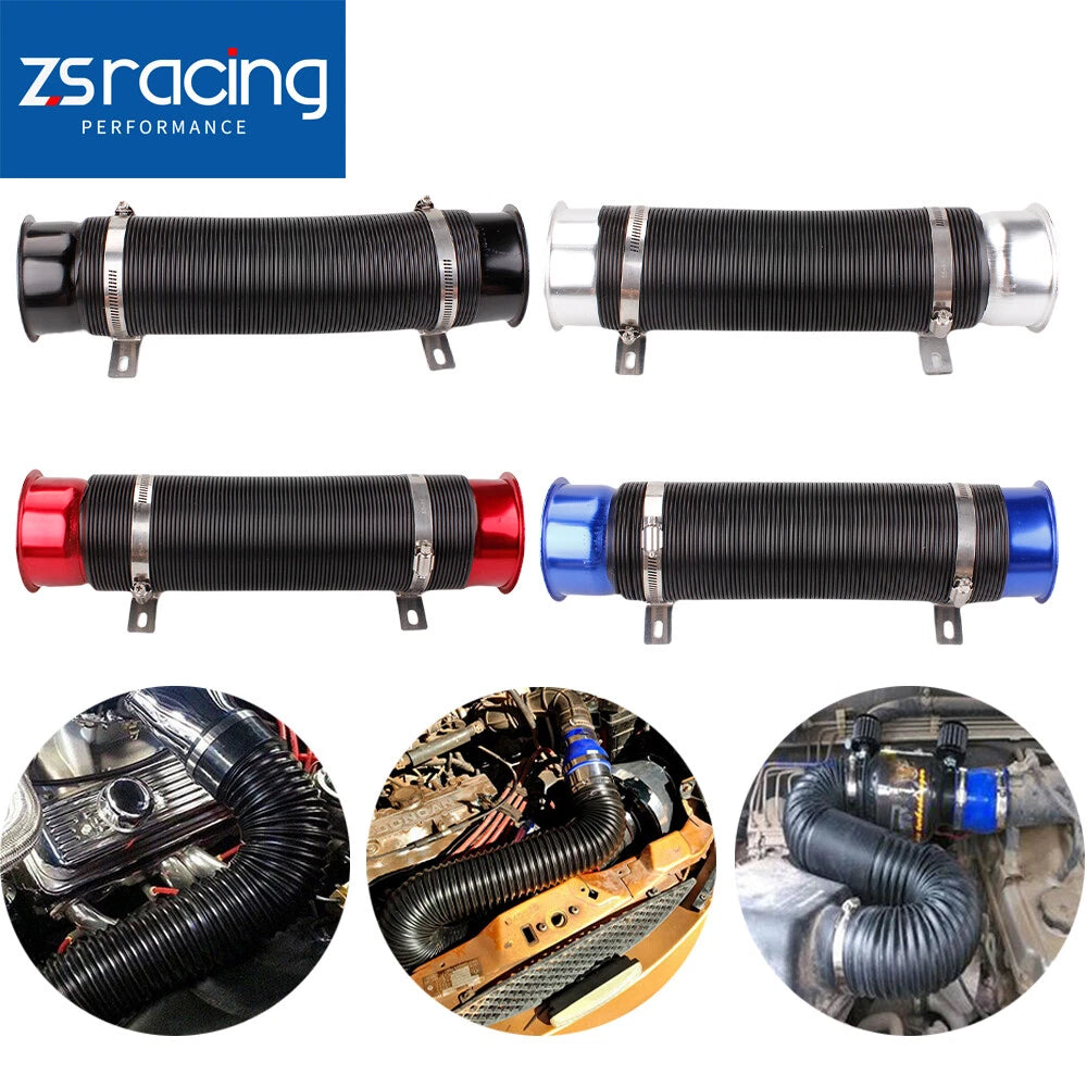 3" Flexible Cold Air Intake Hose Kit for Universal Fit