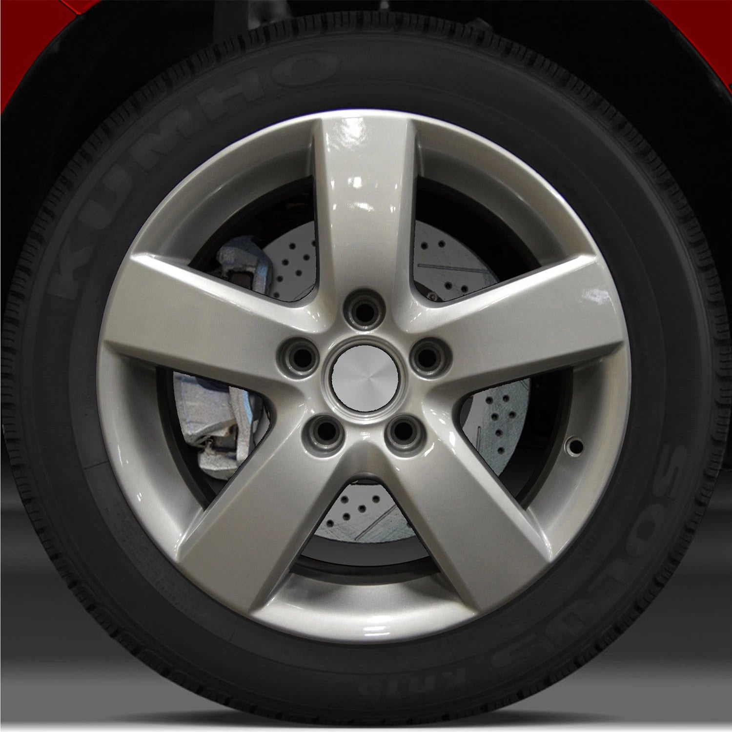 16x6.5 Factory Wheel (Bright Fine Silver) For 2007 Volkswagen Passat
