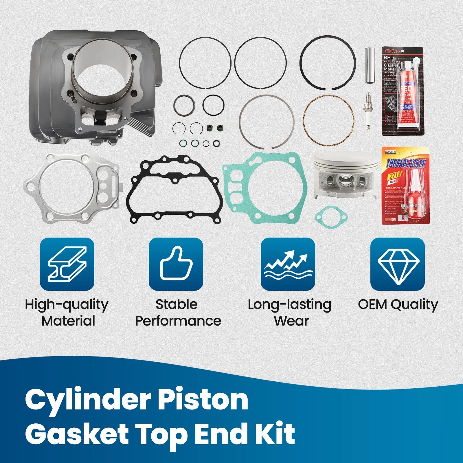 Top End Rebuild Kit for Honda TRX500 Foreman (2005–2011)