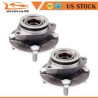 2 Front Wheel Hub Bearing Assembly for Nissan Cube (2009–2014) FWD 1.8L