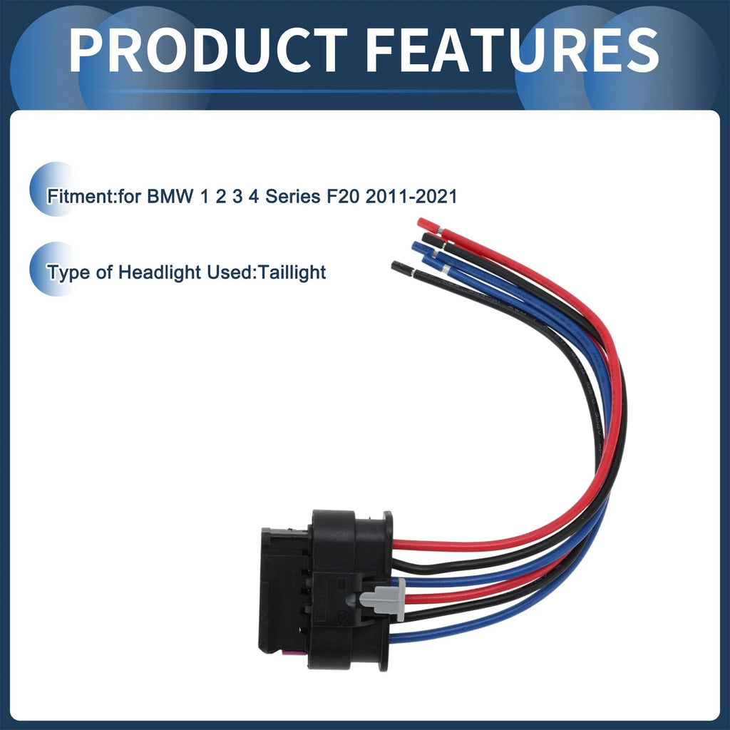 Headlight Wiring Harness Assembly for BMW 1 2 3 Series F20 (2011–2021) No.61132359993