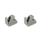 Sun Visor Retainer Clips Gray for GMC Yukon, Sierra, Chevy (2007-2014)