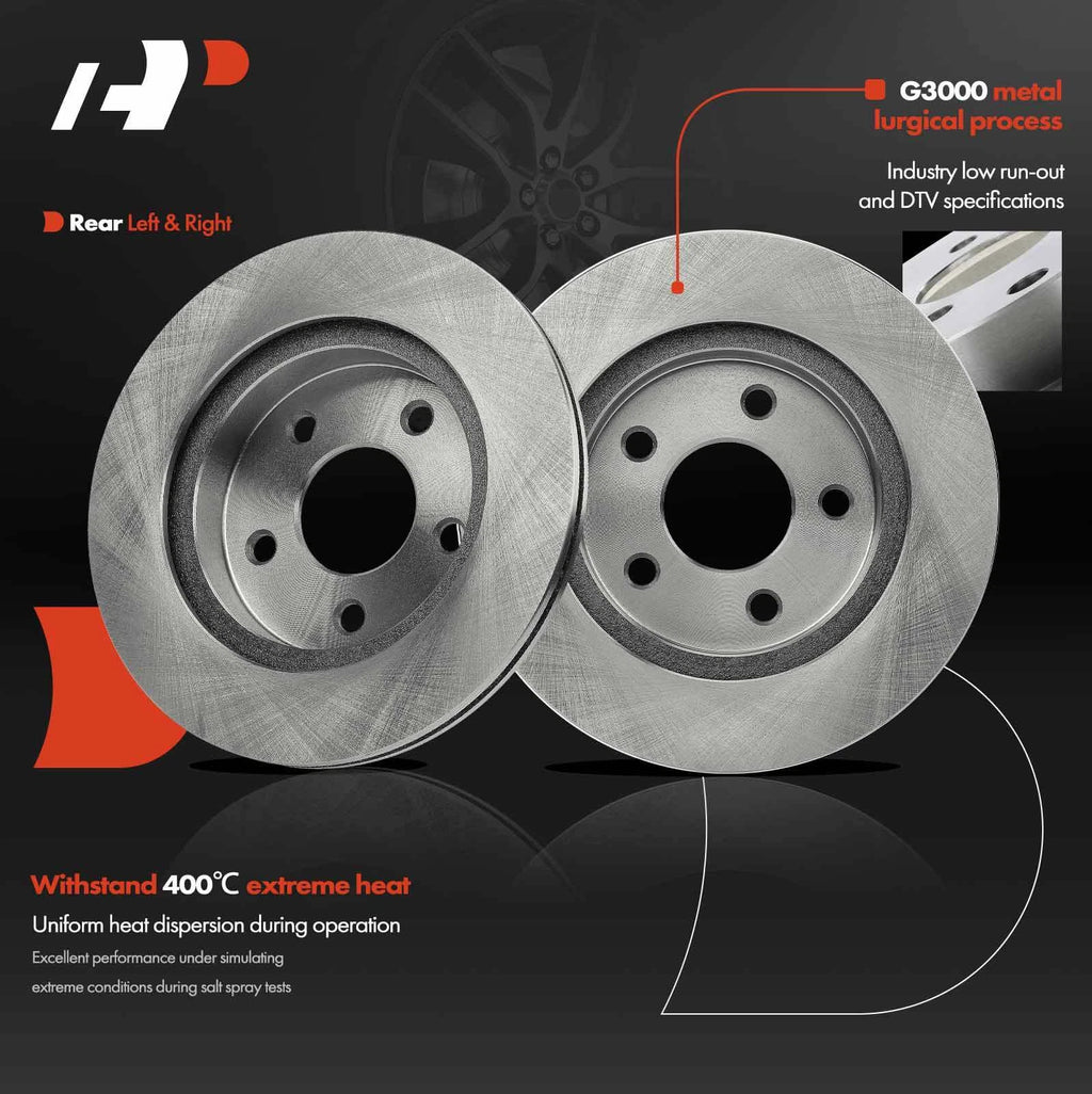 Rear Disc Brake Rotor for Lincoln Mark VIII, Ford Thunderbird (1993–1998)