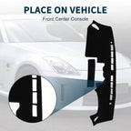 Dashboard Cover Mat for Nissan Fairlady Z33 350Z (2003–2009) Black