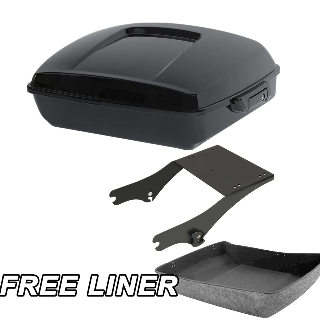 Chopped Trunk Mount Rack for Harley Touring Road Glide (1997–2008)