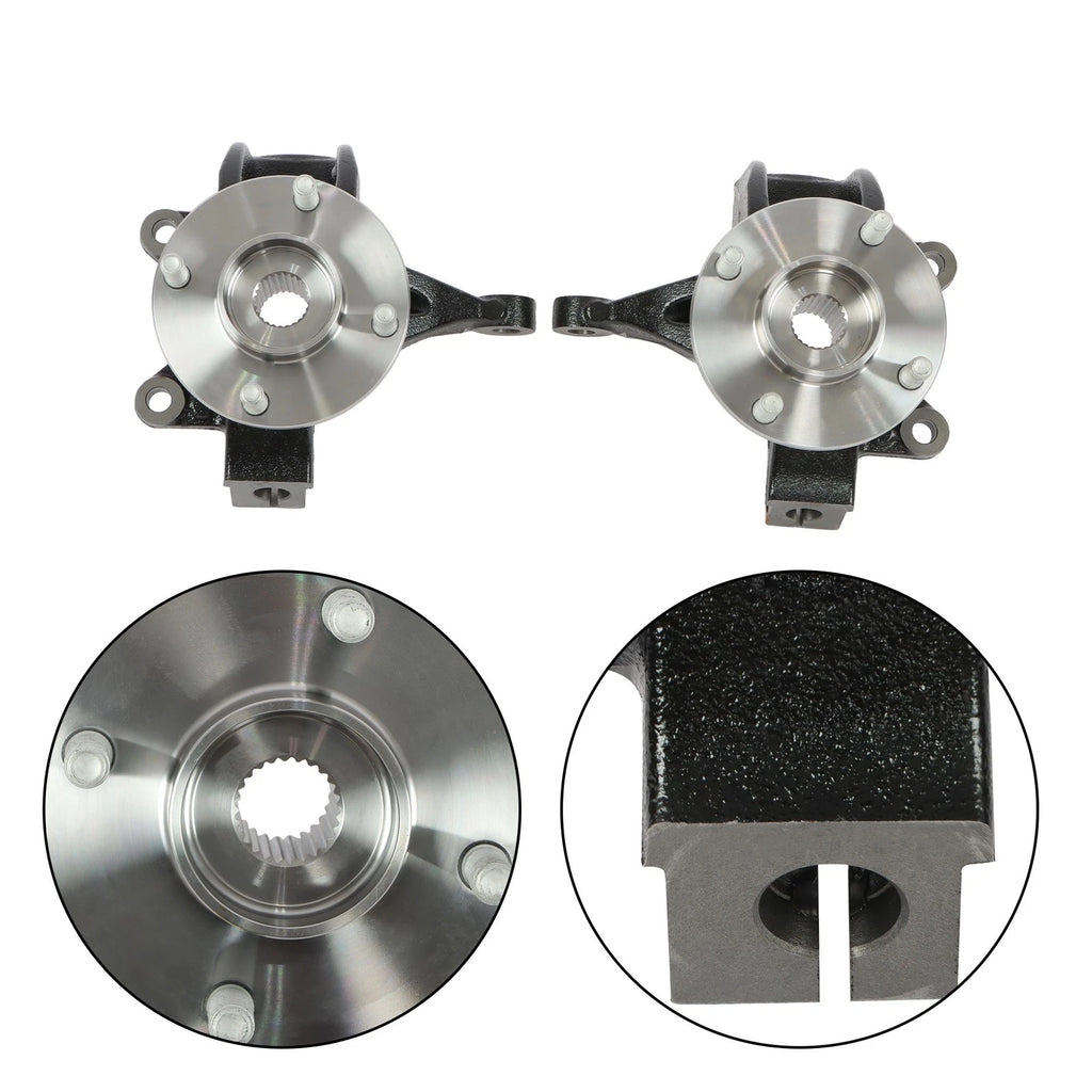 Set of 2 Loaded Steering Knuckles for Ford Focus (2006-2011)