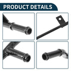 Radiator Hose Coolant Pipe for Audi A3 (2004–2013) 1 Pcs Iron Black