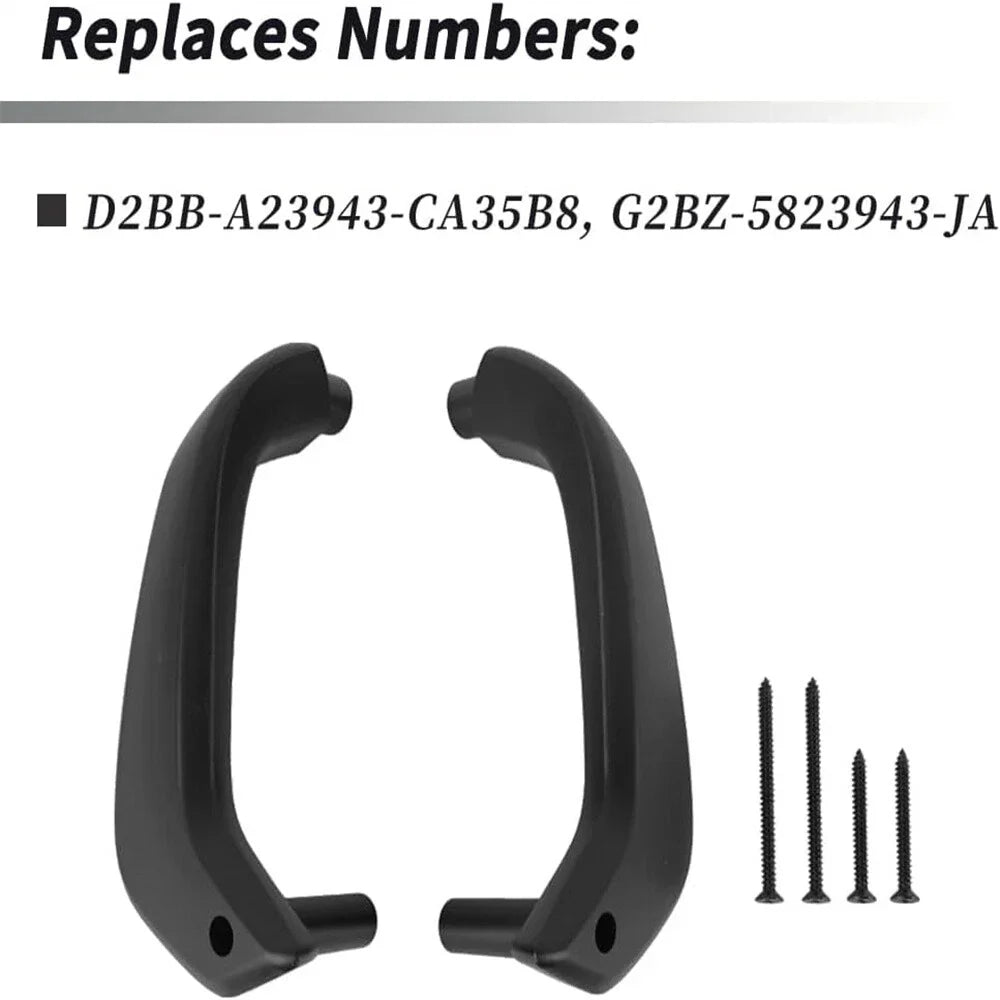 Car Interior Door Handle Manual Window Panel Left + Right for Ford Fiesta (2011-2020)