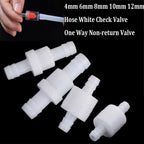 Non-return Valve Hose ID Plastic for Various Applications (4mm, 6mm, 8mm, 10mm, 12mm)