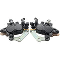 Set of 2 Front Brake Calipers & Pads for Kawasaki KFX700 (2004–2011)