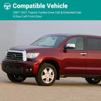 Driver Side Front Door Window Glass for Toyota Tundra (2007–2021)