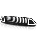 Vertical Fence Front Bumper Grille w/Triangle LED Light for Ford Mustang (2015–2017)