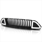 Vertical Fence Front Bumper Grille w/Triangle LED Light for Ford Mustang (2015–2017)