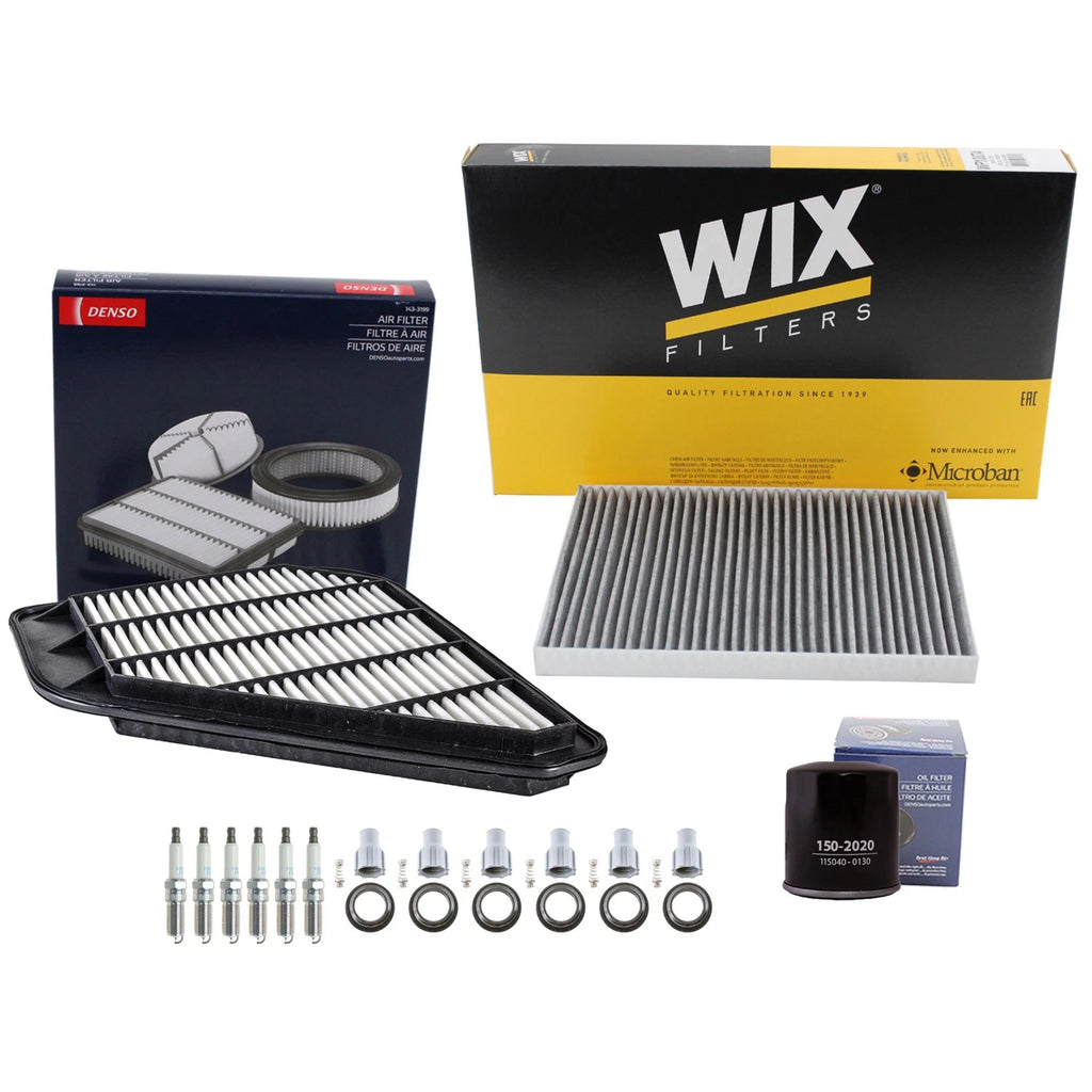 Tune Up Kit with NGK 6 Spark Plugs & Boots for Acadia Enclave Traverse (2007–2017)