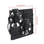 Dual Radiator Cooling Fan for Cadillac STS V8 (2006–2009)