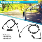 2X Brake Pad Wear Sensor for BMW 330xi 325xi 330i 330Ci (2001–2006)