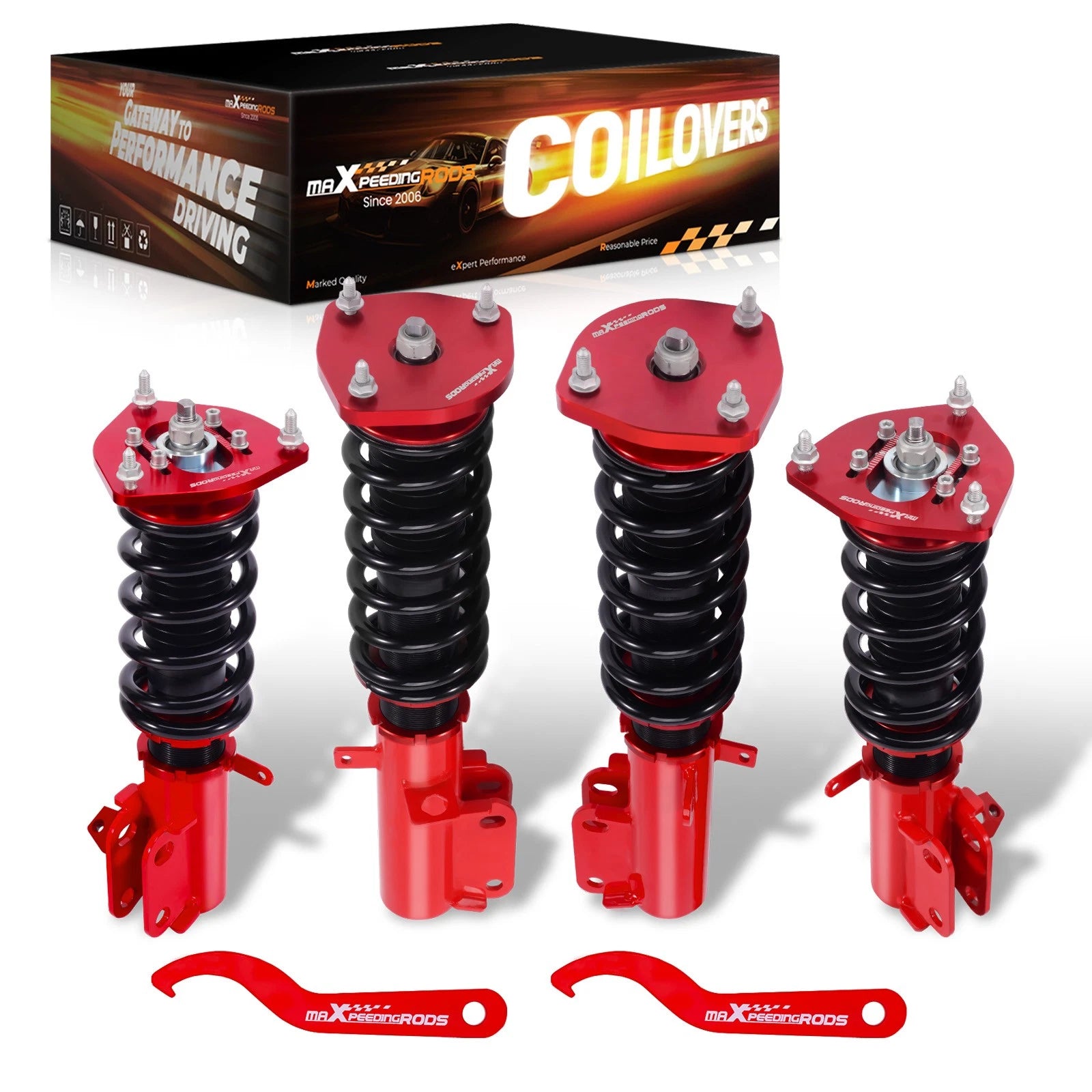 Adjustable Coilovers Struts Kit for Toyota Corolla (1987–2002) E90 E100 E110 AE101