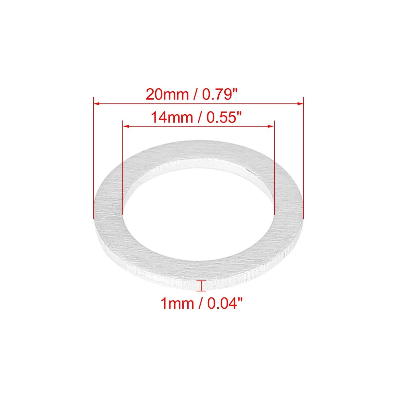 10pcs Oil Drain Plug Gaskets for Hyundai (21513-23001)