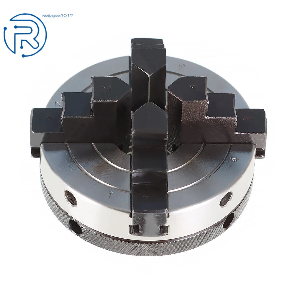 4" Reversible 4 Jaw Chuck for Wood Lathes (1" x 8 TPI Spindles)