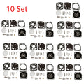 Set of 10 Carburetor Gaskets for Zama C1Q C1U RB-47 Chainsaw