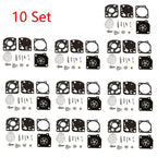 Set of 10 Carburetor Gaskets for Zama C1Q C1U RB-47 Chainsaw