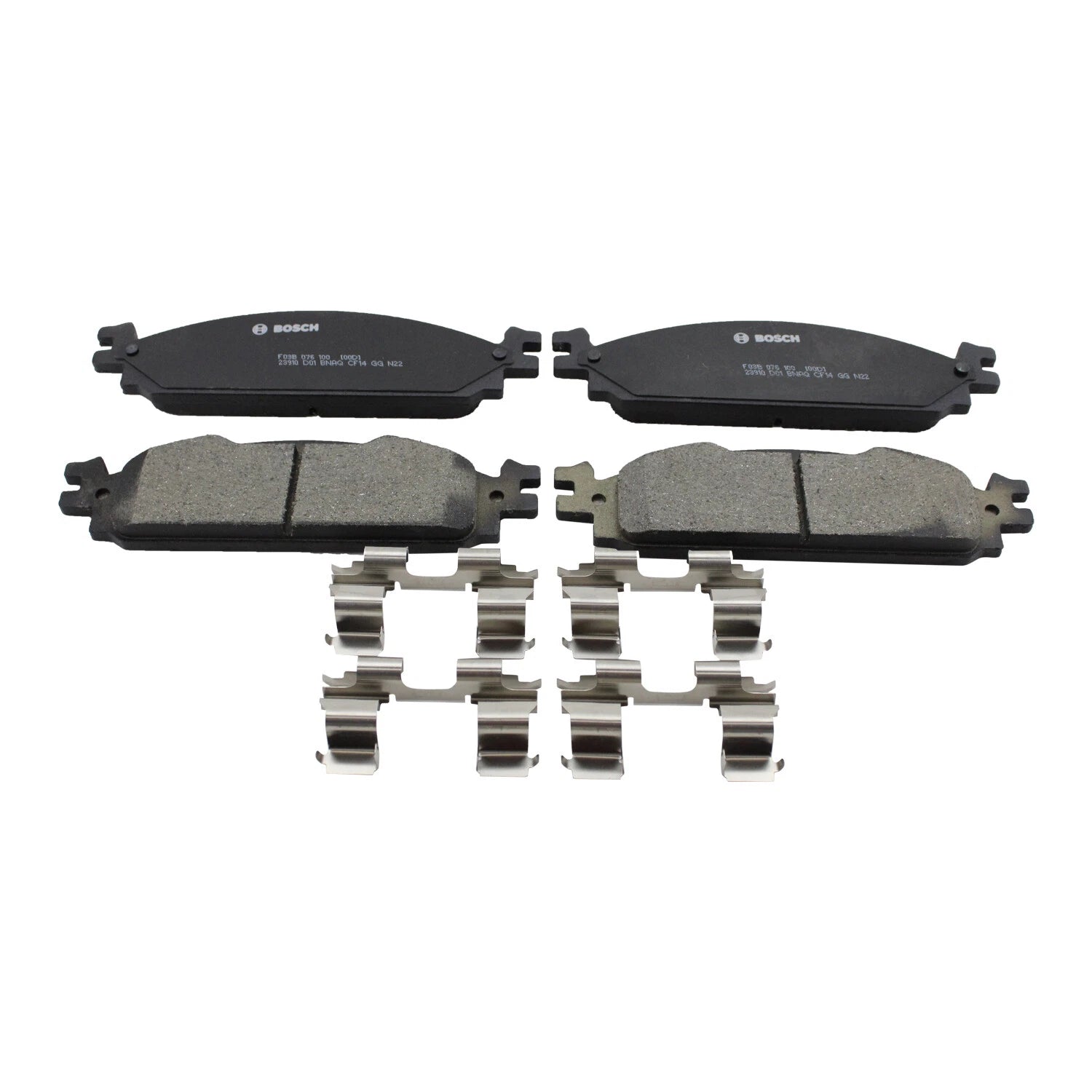 Bosch QuietCast Front Ceramic Brake Pads for Ford Flex Lincoln MKS MKT (2009–2019) BC1376