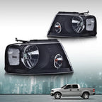 Smoked Headlight and Clear Side Corner Lamps for Ford F150 (2004–2008)