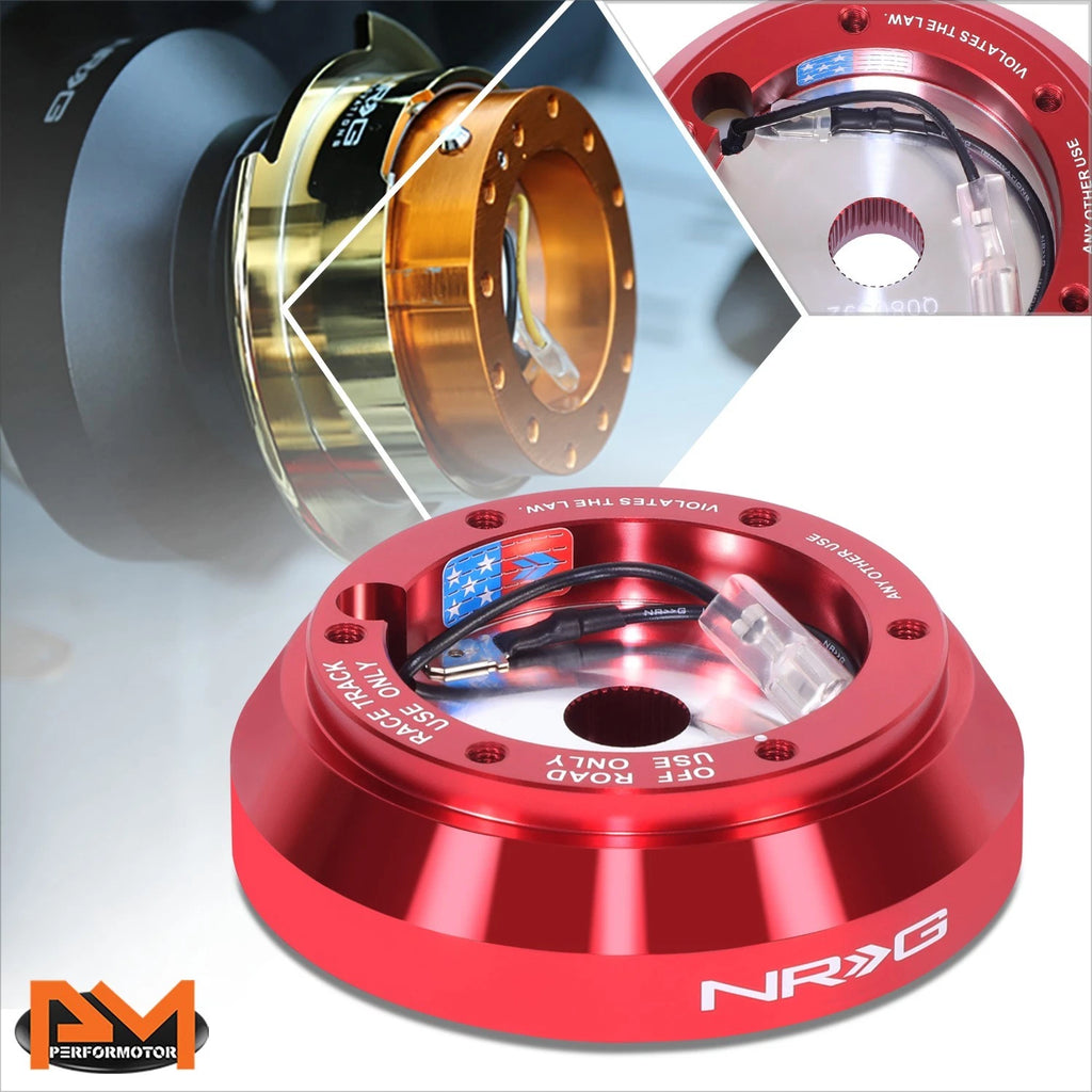 NRG SRK-160H-RD Steering Wheel Hub Adapter for Mazda RX-7 RX-8 MX5 Protege (1986–2010)