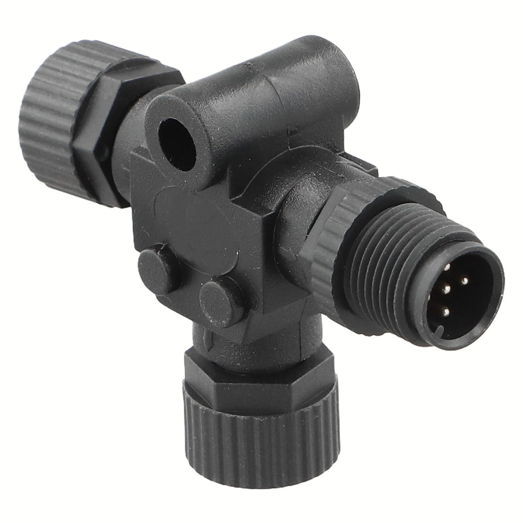 3 Way T Connector for NMEA 2000 (Marine Use, Waterproof Plastic Brass)