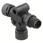 3 Way T Connector for NMEA 2000 (Marine Use, Waterproof Plastic Brass)