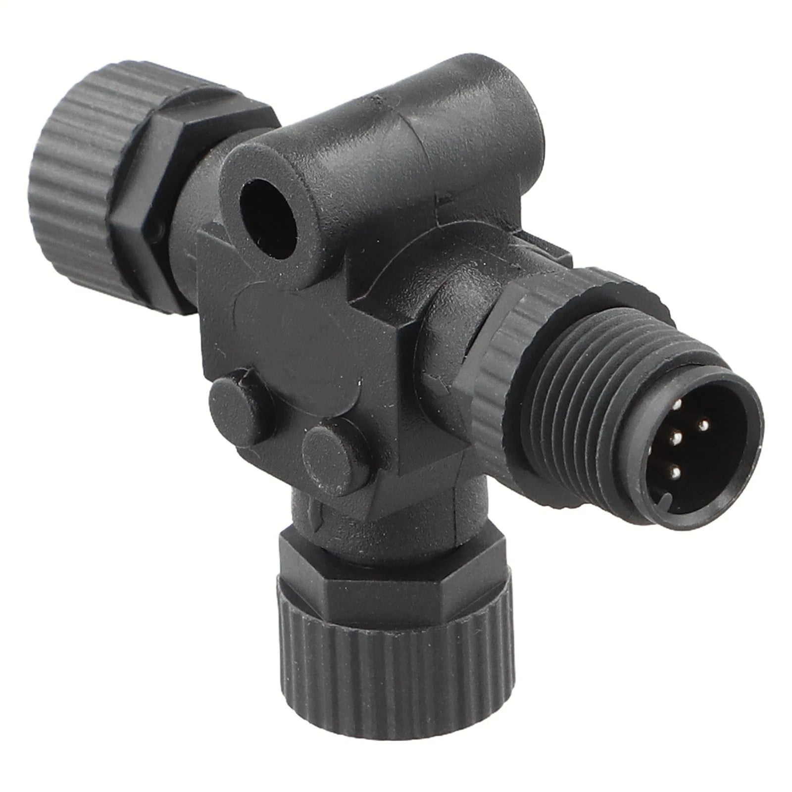 3 Way T Connector for NMEA 2000 (Marine Use, Waterproof Plastic Brass)