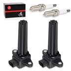 2 Ignition Stick Coils w/Spark Plug for Yamaha Outboard (130-250hp)