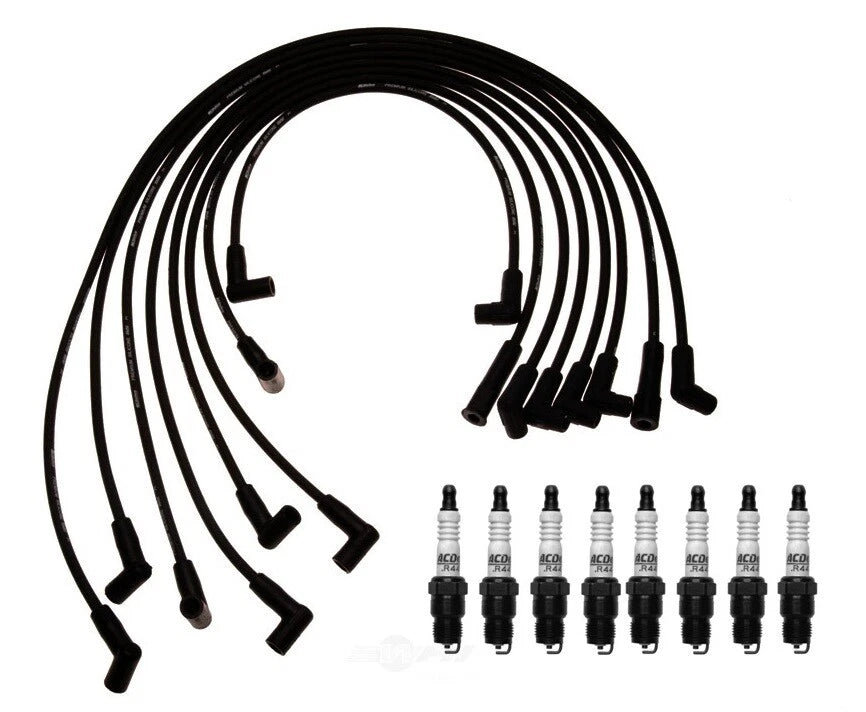 Ignition Wire Set for Chevy 5.0 V8 (1996–2002) - ACDelco 8 Spark Plugs