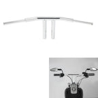Chrome 10" Rise T-Bar Handlebar for Harley Softail Deluxe Fat Bob (2018–2024)