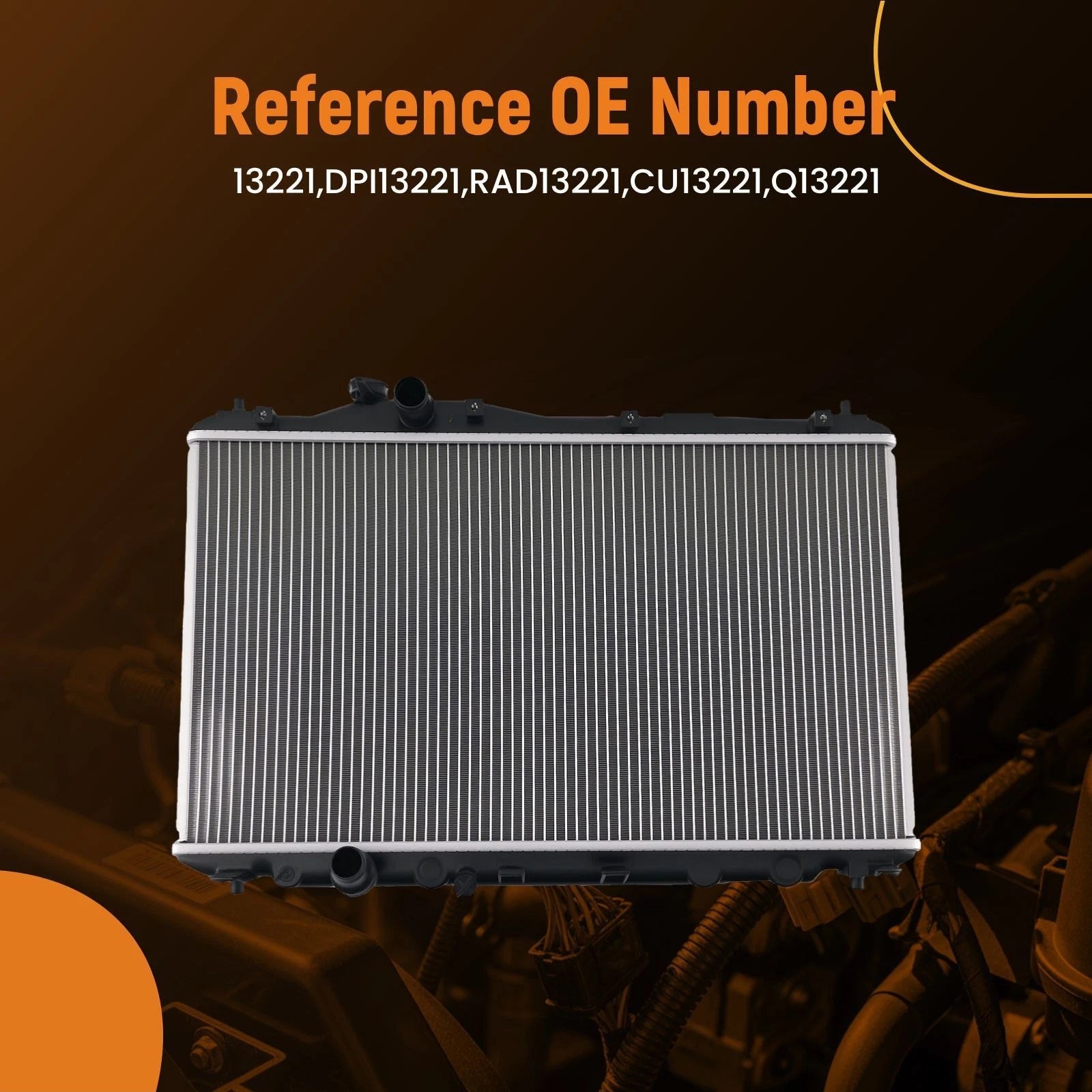Cooling Radiator for Honda Civic 2012-2015, Acura ILX 2013-2015