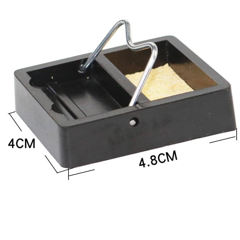 2X Soldering Iron Stand Holder with Clean Sponge