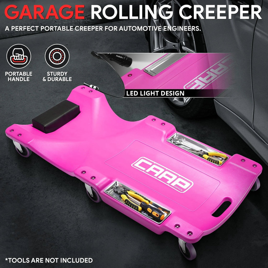 40 Inch Purple Low Profile Creeper for Workshop Mechanics