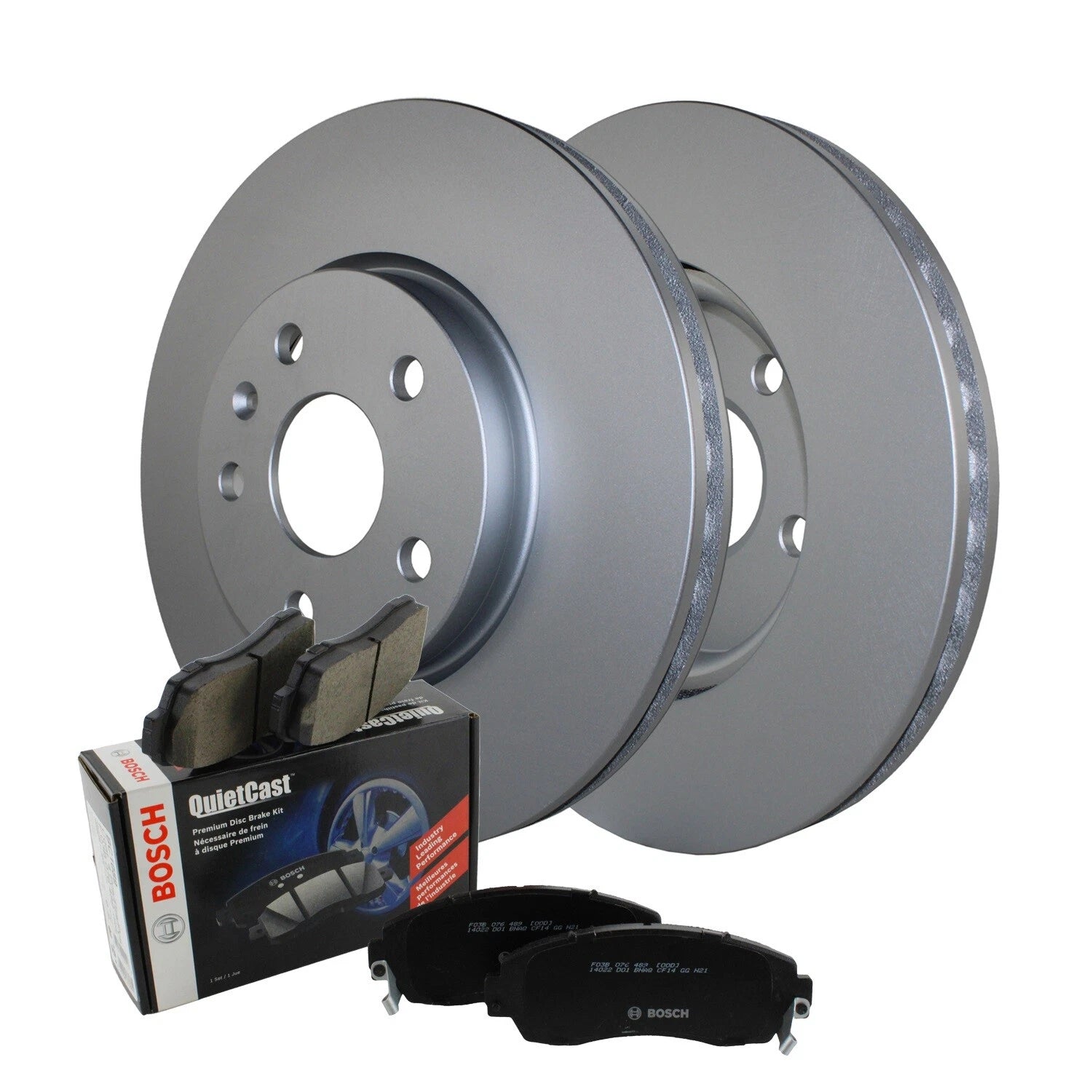 Front Brake Kit Set of 4 Disc Rotors & Ceramic Pads for Buick Chevrolet GMC