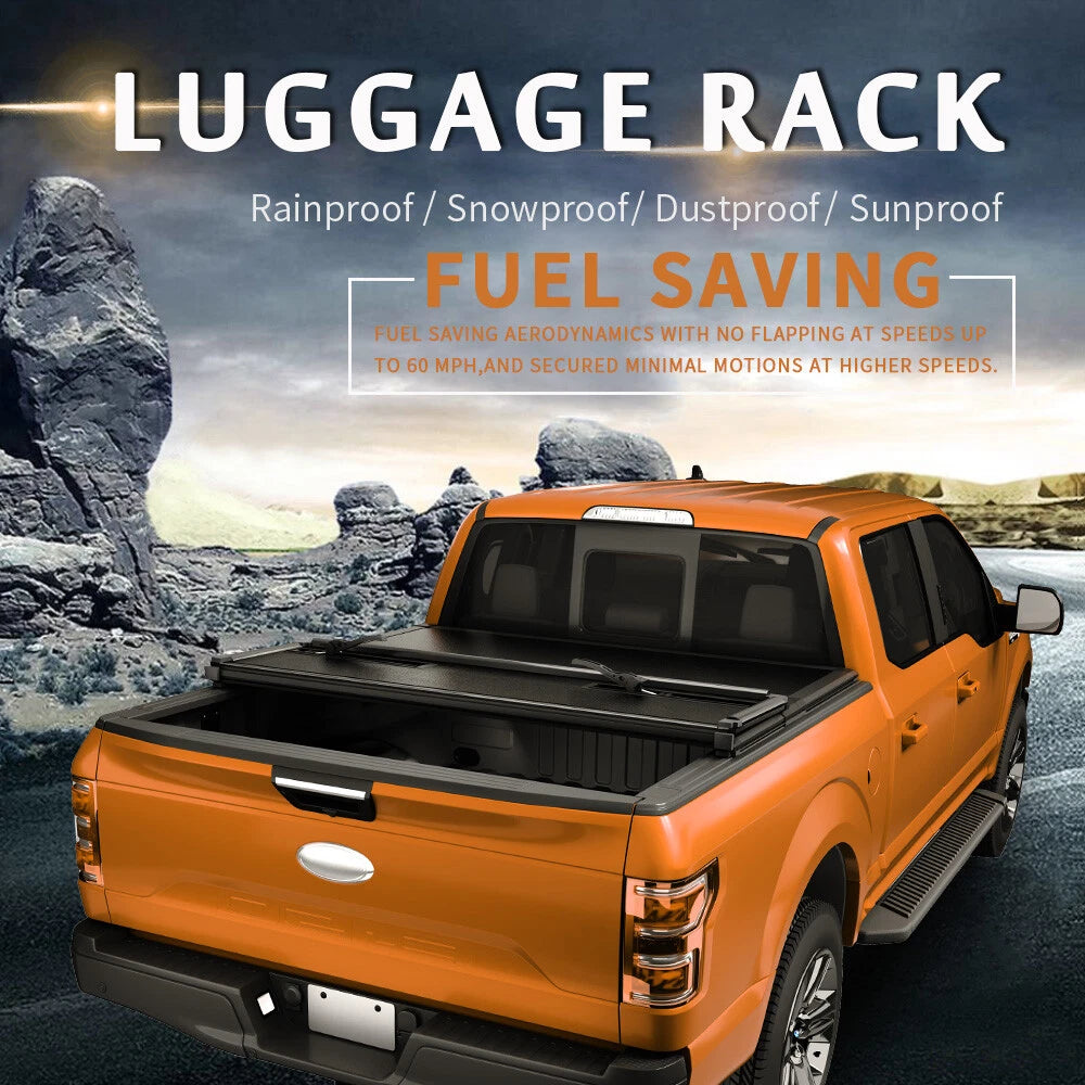 5FT Tri-Fold Hard Tonneau Cover for Ford Ranger (2019-2023)